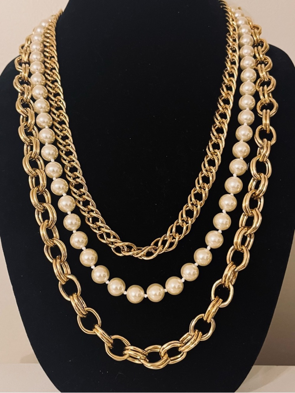 #132 Joan Rivers Multi Strand Convertible Necklace